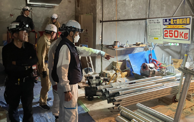 安全パトロールの様子